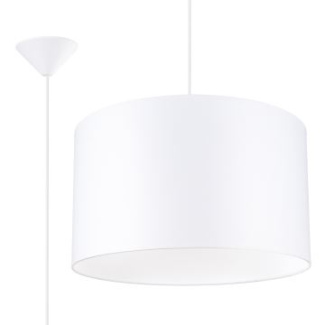 Luster na sajli NOVA 1xE27/15W/230V pr. 40 cm bijela