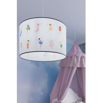 Dječji luster na sajli FAIRY 1xE27/15W/230V pr. 30 cm