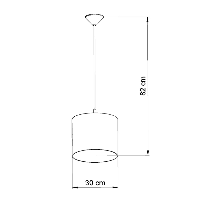 Dječji luster na sajli OWLS 1xE27/15W/230V pr. 30 cm