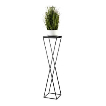 Stalak za cvijeće LOFT 100x24 cm crna