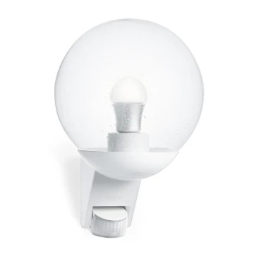 STEINEL 005917 - Vanjska zidna svjetiljka sa senzorom L585S 1xE27/60W bijela IP44