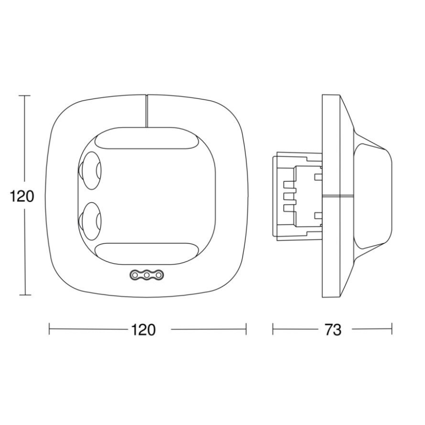 Steinel 057503 - Detektor prisutnosti Single US DALI-2 bijela