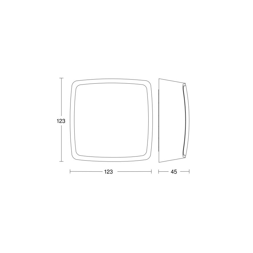 Steinel 068288 - Detektor prisutnosti TRUE PRESENCE COM2G IP54 crna