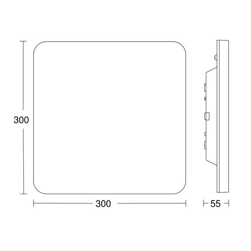 Steinel - LED Prigušiva stropna svjetiljka sa senzorom RSPROR20BASICQ 15,3W/230V IP40 3000K