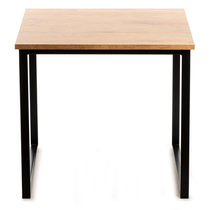 Stolić za kavu EVEN 55x60 cm crna/smeđa