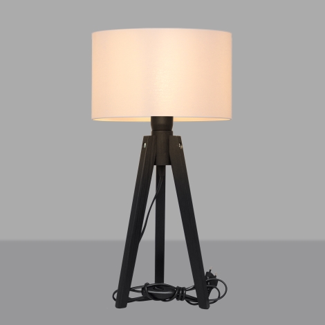 Stolna lampa ALBA 1xE27/60W/230V bijela/bor