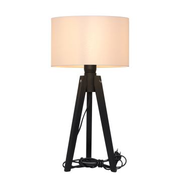 Stolna lampa ALBA 1xE27/60W/230V bijela/bor