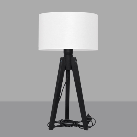 Stolna lampa ALBA 1xE27/60W/230V bijela/bor