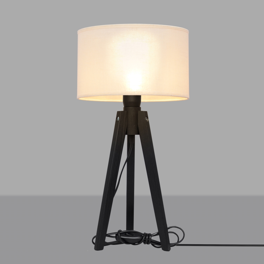 Stolna lampa ALBA 1xE27/60W/230V krem/bor