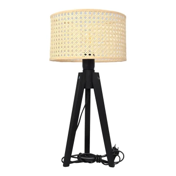 Stolna lampa ALBA 1xE27/60W/230V ratan/bor