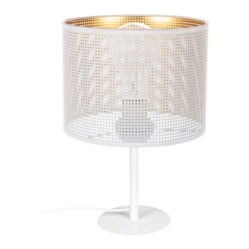 Stolna lampa ALDO 1xE27/60W/230V bijela