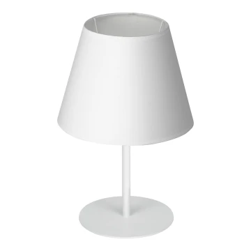 Stolna lampa ARDEN 1xE27/60W/230V pr. 20 cm bijela