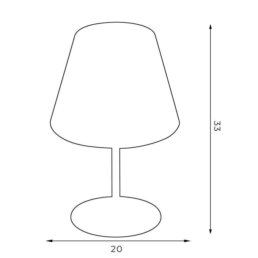 Stolna lampa ARDEN 1xE27/60W/230V pr. 20 cm ljubičasta/zlatna