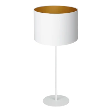 Stolna lampa ARDEN 1xE27/60W/230V pr. 25 cm bijela/zlatna