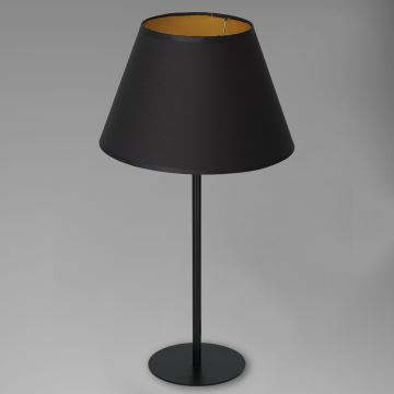 Stolna lampa ARDEN 1xE27/60W/230V pr. 30 cm crna/zlatna