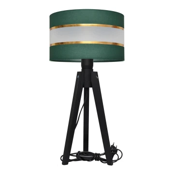 Stolna lampa HELEN 1xE27/60W/230V zelena/zlatna/bor