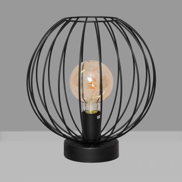 Stolna lampa MERCURE 1xE27/60W/230V crna