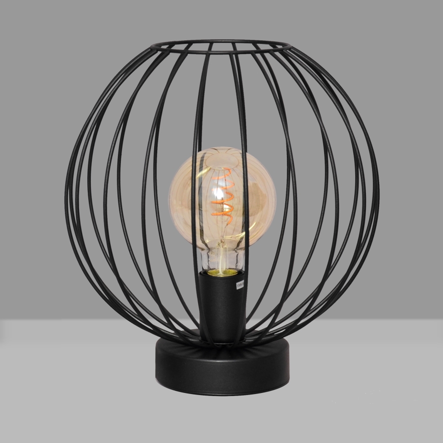 Stolna lampa MERCURE 1xE27/60W/230V crna