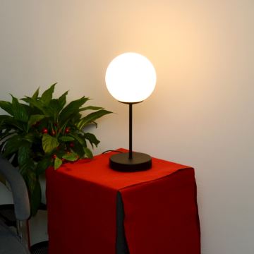 Stolna lampa MOON 1xE27/15W/230V crna