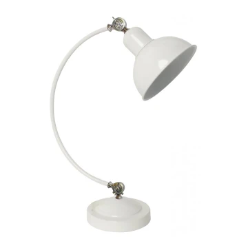 Stolna lampa OLD 1xE27/40W/230V bijela