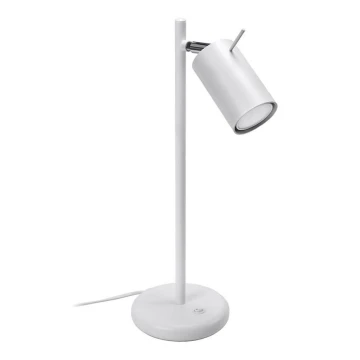 Stolna lampa RING 1xGU10/40W/230V bijela
