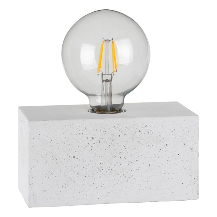 Stolna lampa STRONG DOUBLE 1xE27/25W/230V beton – FSC certificirano