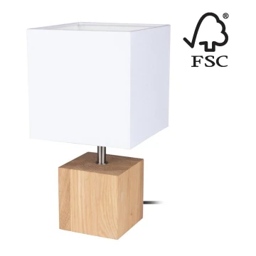 Stolna lampa TRONGO SQUARE 1xE27/25W/230V – FSC certificirano
