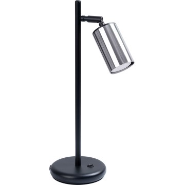 Stolna lampa WINX 1xGU10/10W/230V crna/krom