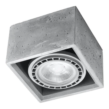 Stropna svjetiljka QUATRO AR111 1xGU10/40W/230V beton