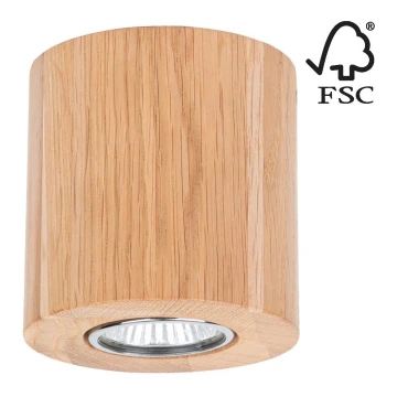 Stropna svjetiljka WOODDREAM 1xGU10/6W/230V – FSC certificirano