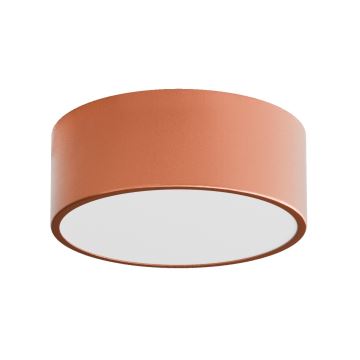 Stropna svjetiljka za kupaonicu CLEO 1xE27/24W/230V pr. 20 cm bakrena IP54