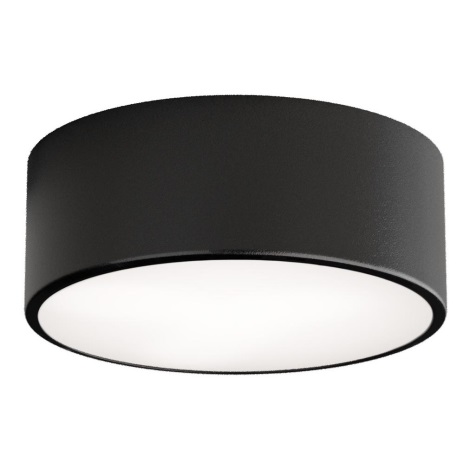 Stropna svjetiljka za kupaonicu CLEO 1xE27/24W/230V pr. 20 cm crna IP54