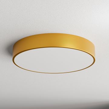 Stropna svjetiljka za kupaonicu CLEO 4xE27/24W/230V pr. 50 cm zlatna IP54