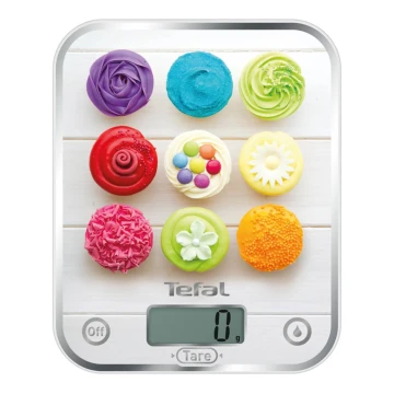 Tefal - Kuhinjska vaga OPTISS CUPCAKES 2xAAA