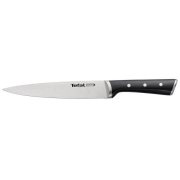 Tefal - Nož za porcioniranje od nehrđajućeg čelika ICE FORCE 20 cm krom/crna