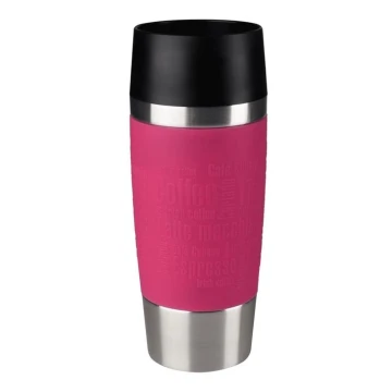 Tefal - Putna šalica 360 ml TRAVEL MUG nehrđajući/ružičasta