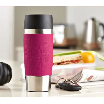 Tefal - Putna šalica 360 ml TRAVEL MUG nehrđajući/ružičasta