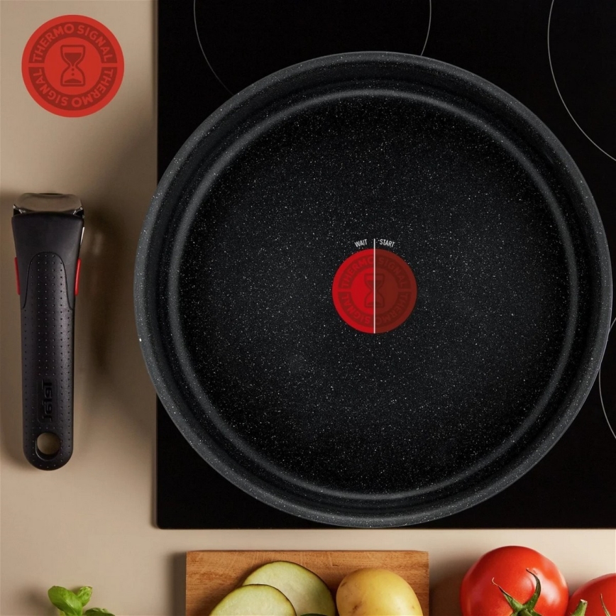 Tefal - Set posuđa 4 kom INGENIO BLACK STONE