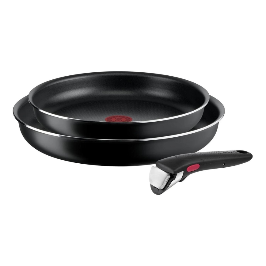 Tefal - Set tava 3 kom INGENIO EASY COOK & CLEAN BLACK