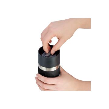 Tefal - Termo šalica 300 ml COMPACT MUG nehrđajući/crna