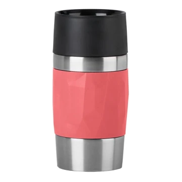 Tefal - Termo šalica 300 ml COMPACT MUG nehrđajući/crvena