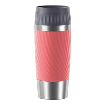 Tefal - Termo šalica 360 ml EASY TWIST MUG nehrđajući/ružičasta