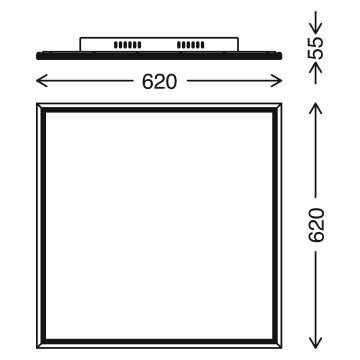 Telefunken 3010-06TF - LED Prigušivi panel LED/36W/230V + DU 3000-6000K