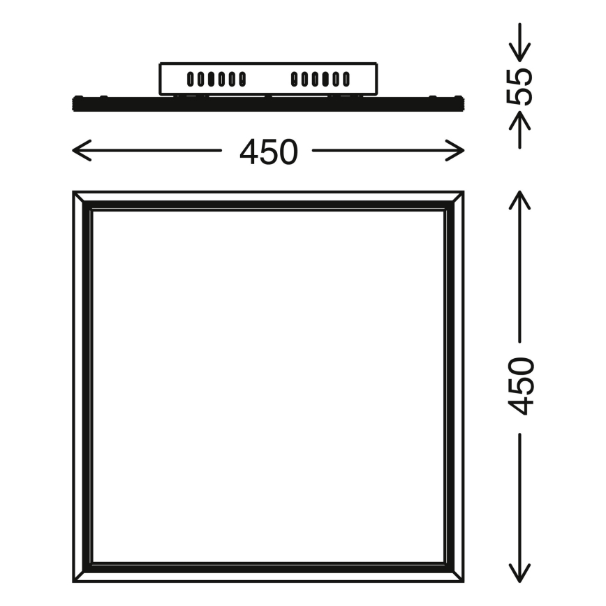 Telefunken 301606TF - LED RGBW Prigušivi panel LED/24W/230V 4000K + daljinski upravljač