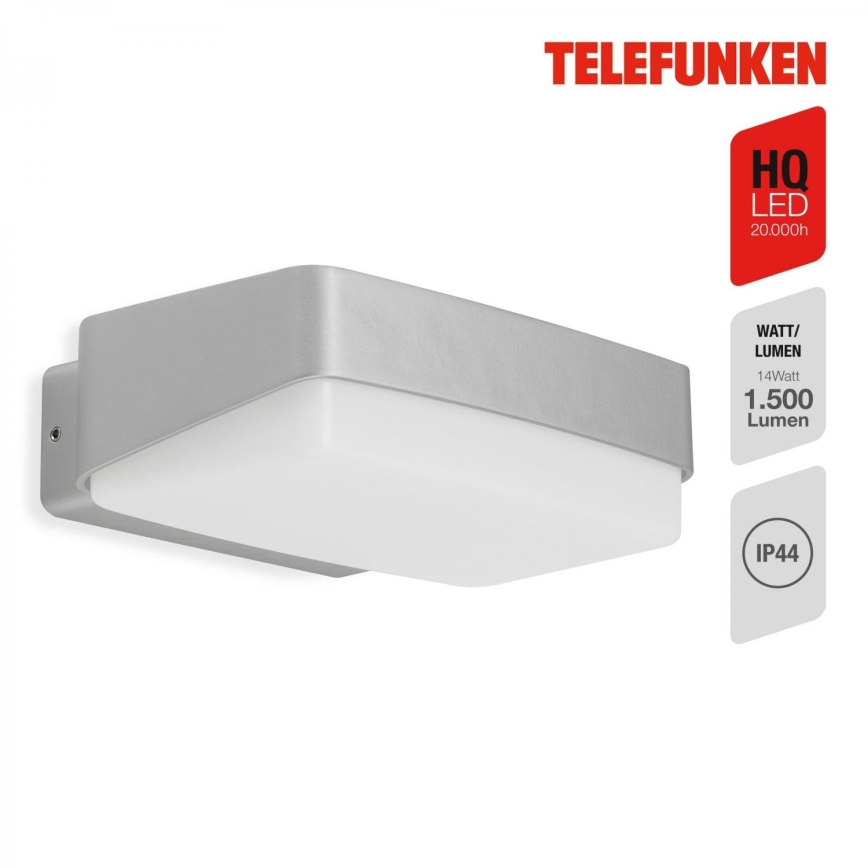 Telefunken 312204TF - LED Vanjska zidna svjetiljka LED/14W/230V IP44