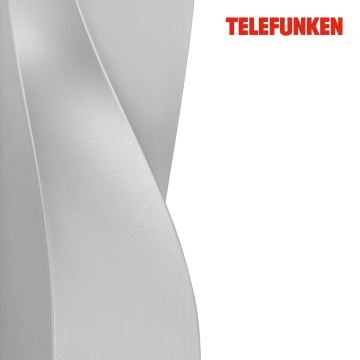 Telefunken 312704TF - LED Vanjska zidna svjetiljka 2xLED/5,5W/230V IP44 srebrna