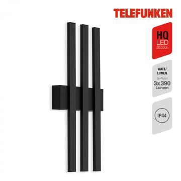 Telefunken 313305TF - LED Vanjska zidna svjetiljka 3xLED/4W/230V IP44