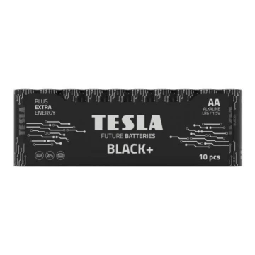 Tesla Batteries - 10 kom Alkalna baterija AA BLACK+ 1,5V 2800 mAh