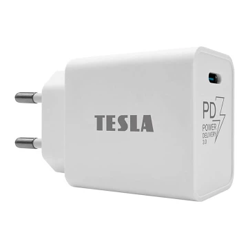 TESLA Electronics - Adapter za brzo punjenje Power Delivery 20W bijela