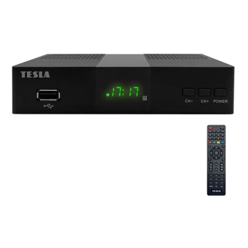 TESLA Electronics - DVB-T2 H.265 (HEVC) prijemnik 2xAAA + daljinski upravljač